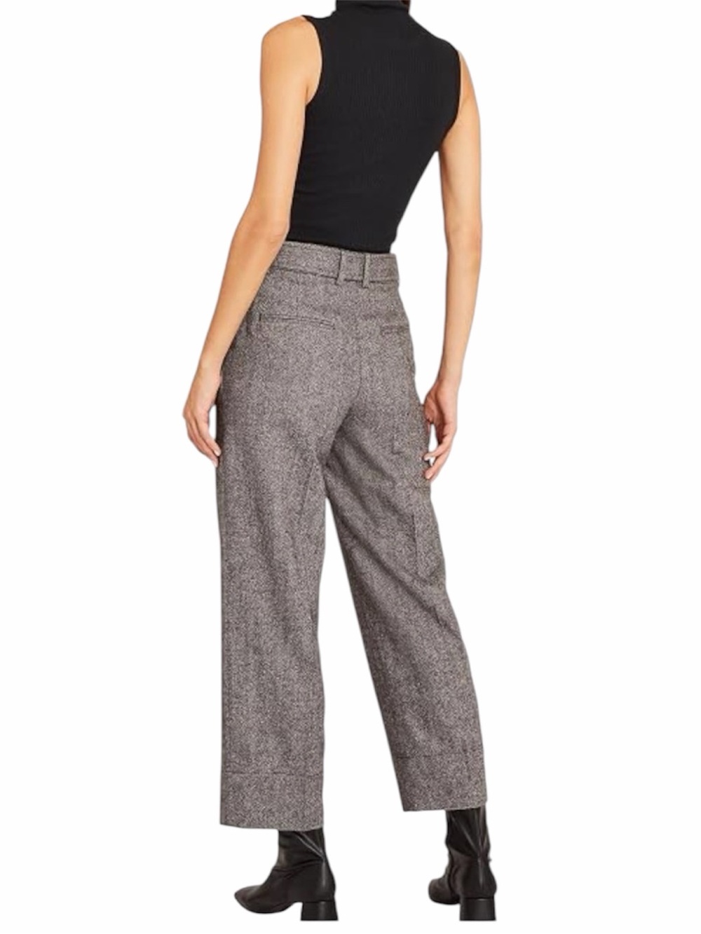 Club Monaco Cropped Pants w Belt